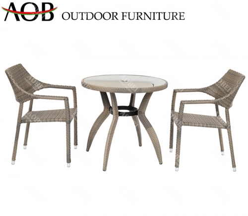 aob aobei outdoor garden patio 3 pieces rattan wicker furniture set