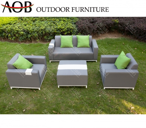 aob aobei 4 pieces outdoor patio garden fabric sectional sofa set