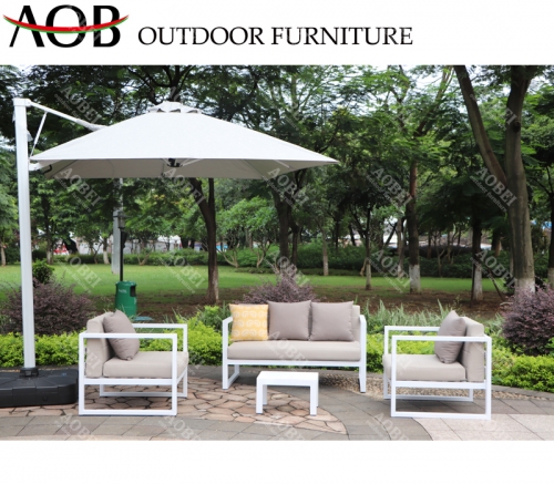 AOB AOBEI outdoor garden hotel patio textilene sectional leisure sofa furniture set