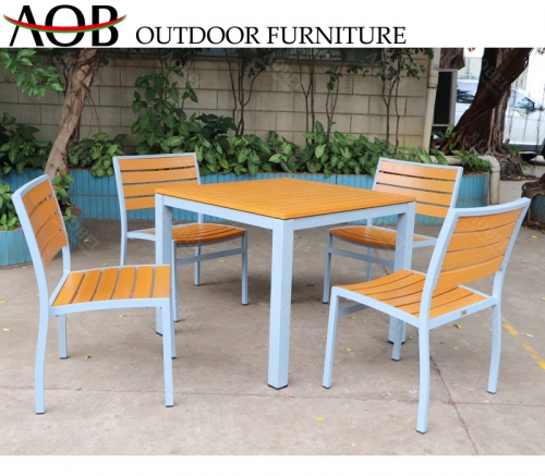 aobei outdoor patio restaurant hotel home dining chair and table setfurniture