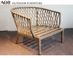 aobei aob patio outdoor garden home balcony rope weaving chair furniture set