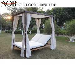 AOB AOBEI modern outdoor garden patio hotel beach resort cabana gazebo daybed