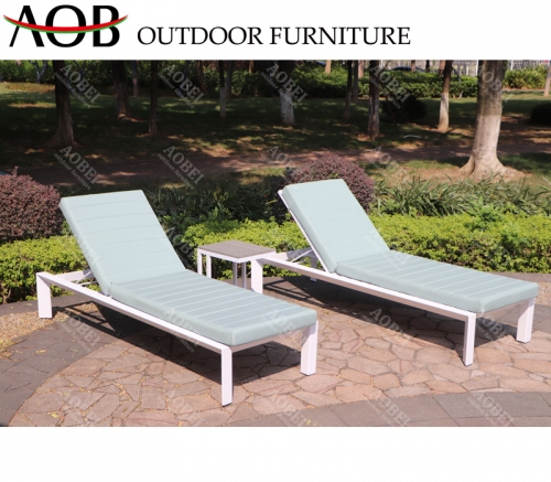 Aob Aobei Outdoor Furniture, Chaise Lounge Outdoor Foldable Desk